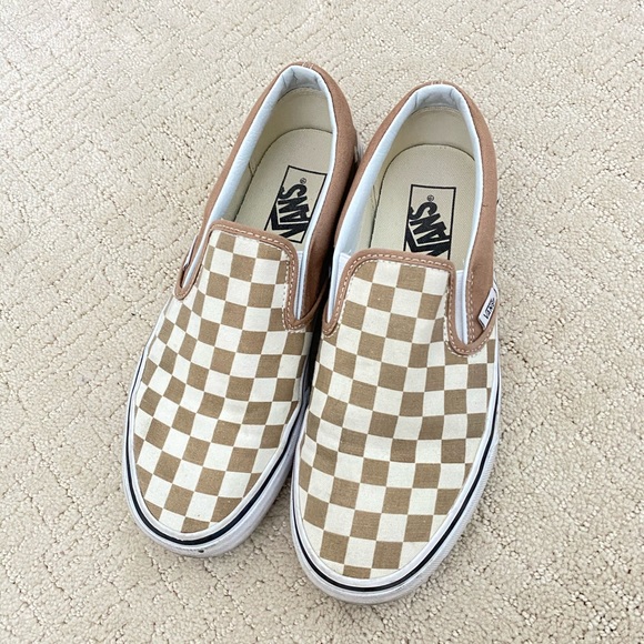 vans checkerboard tigers eye